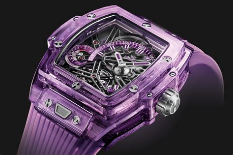 relógio hublot big bang|big bang tourbillon purple.